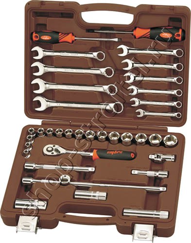 Увеличенная фотография Набор головок и ключей OMBRA 3/8" DR 37 предметов OMT37S